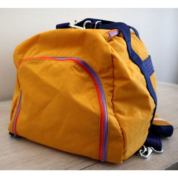 Kipling Unisex Spicy Gold Palermo Up Convertible Duffle Bag Travel Backpack - Picture 3 of 15